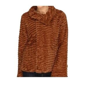 Patagonia Pelage Jacket Teddy Coat Faux Fur Cabincore Cozy Brown Size Medium